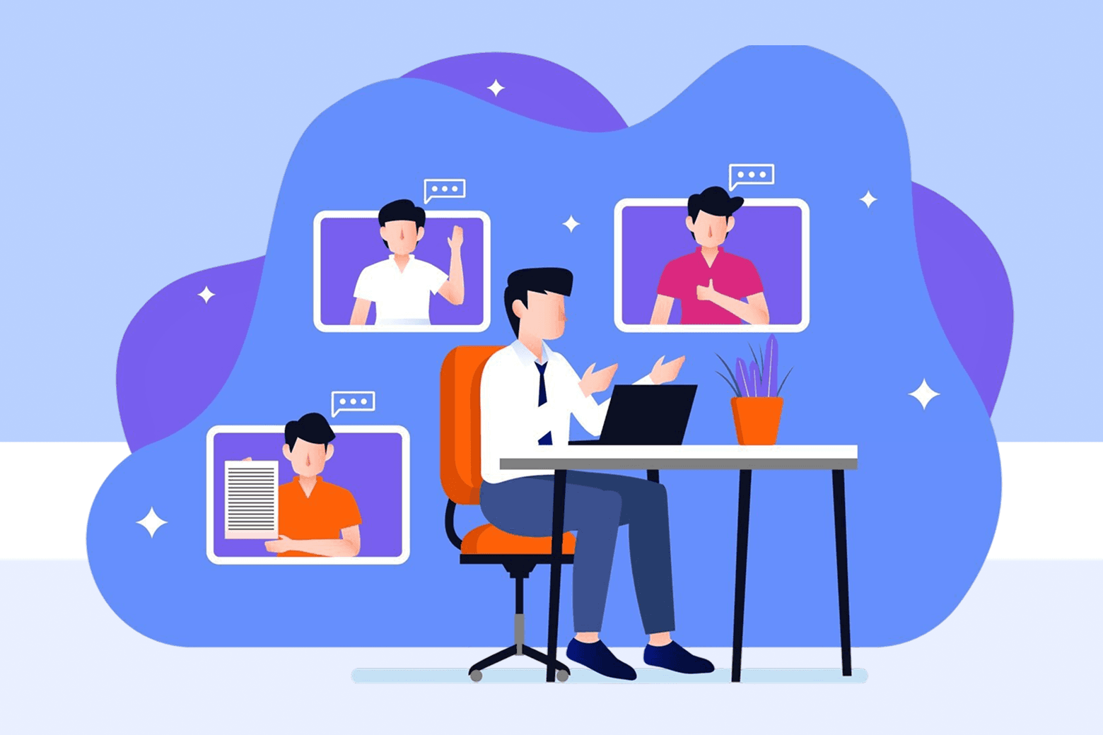 Hybrid Team Collaboration