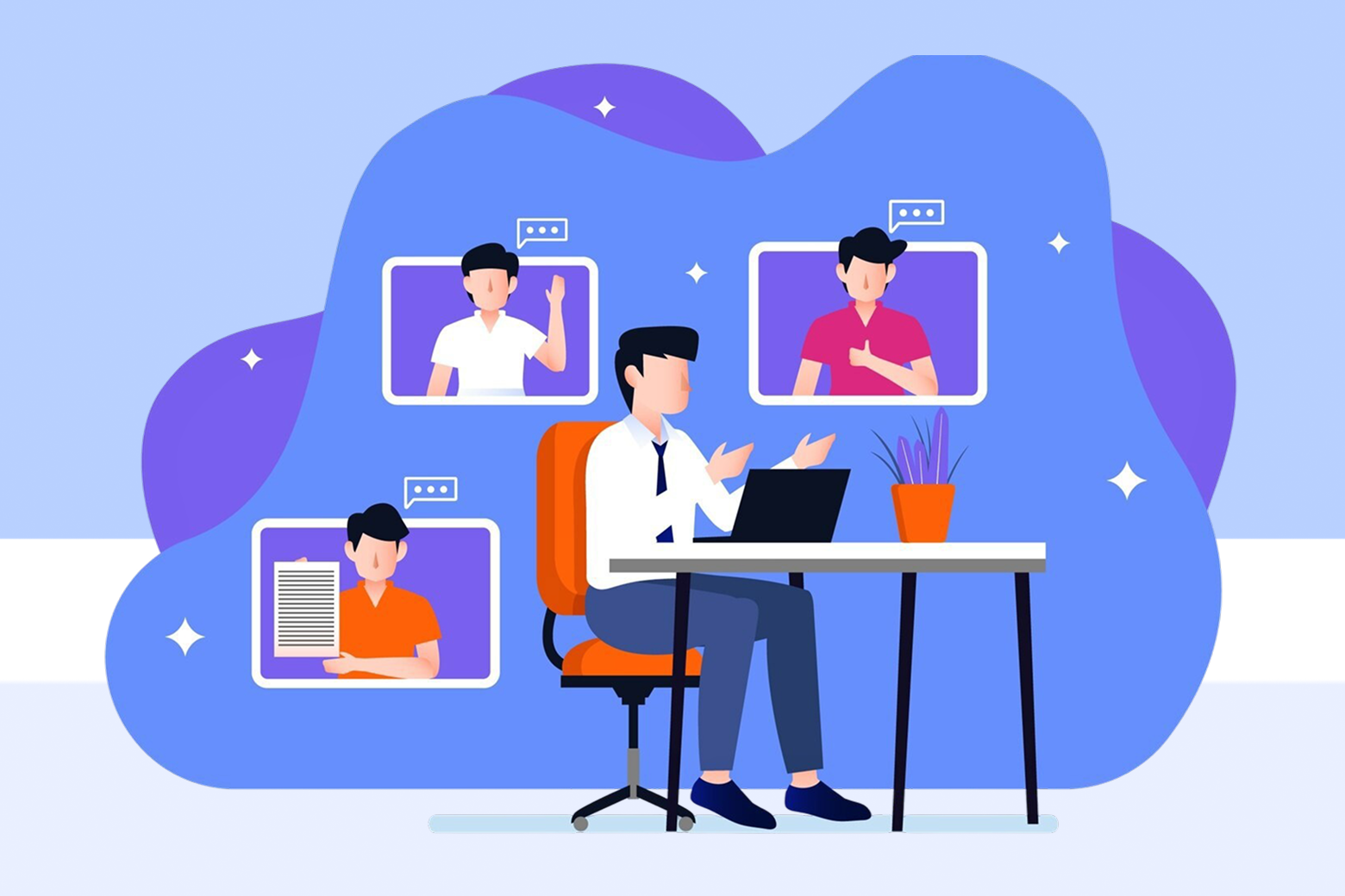 Hybrid Team Collaboration